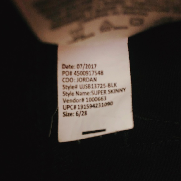 Jessica Simpson Super Skinny Mid Rise Jean 6/28 - Picture 6 of 7